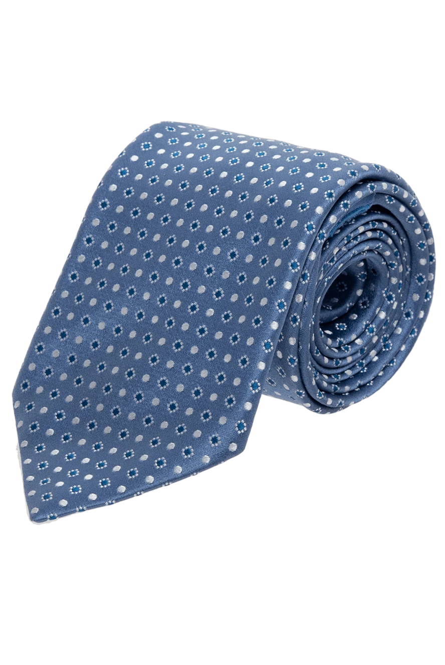 Italo Ferretti man blue silk tie for men купить с ценами и фото 150728 - photo 1