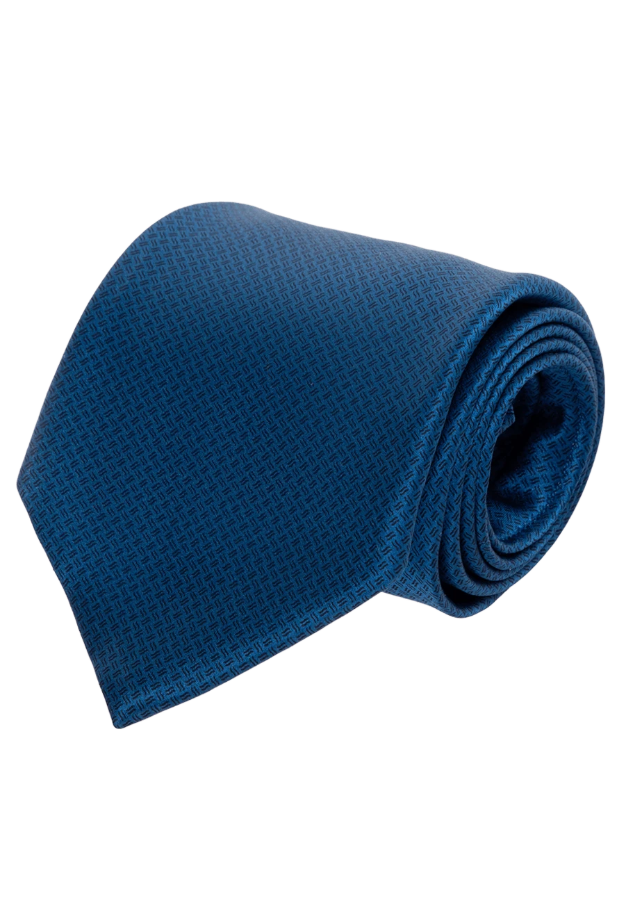 Italo Ferretti man blue silk tie for men купить с ценами и фото 150729 - photo 1