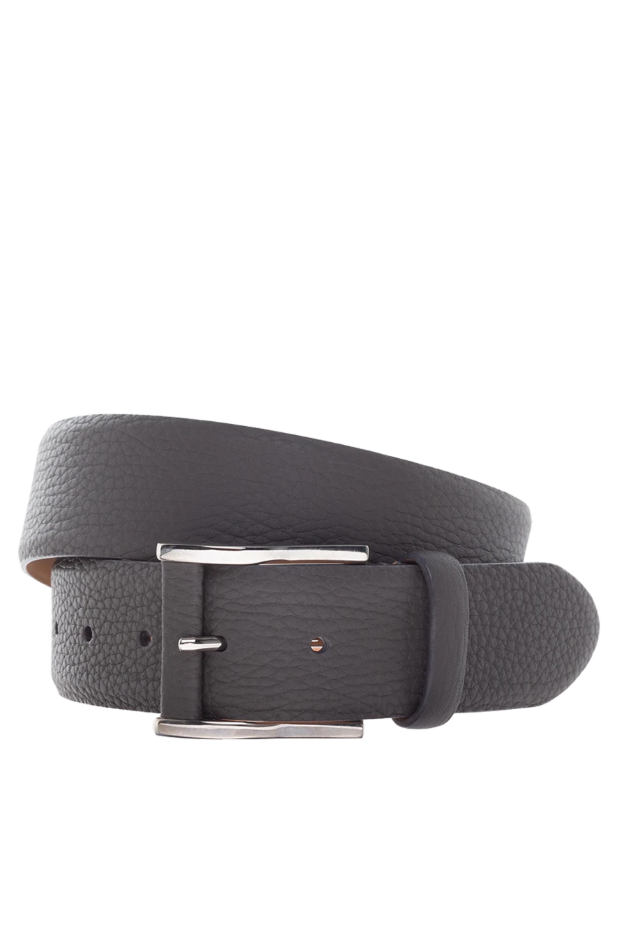 Cesare di Napoli man gray leather belt for men купить с ценами и фото 150742 - photo 1