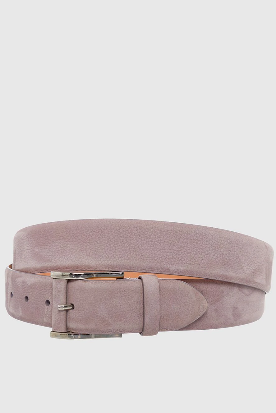 Cesare di Napoli man purple leather belt for men купить с ценами и фото 150756 - photo 1