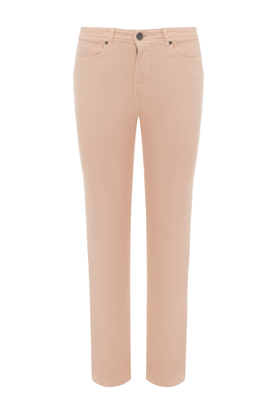 Loro Piana woman beige cotton trousers for women купить с ценами и фото 150777 - photo 1