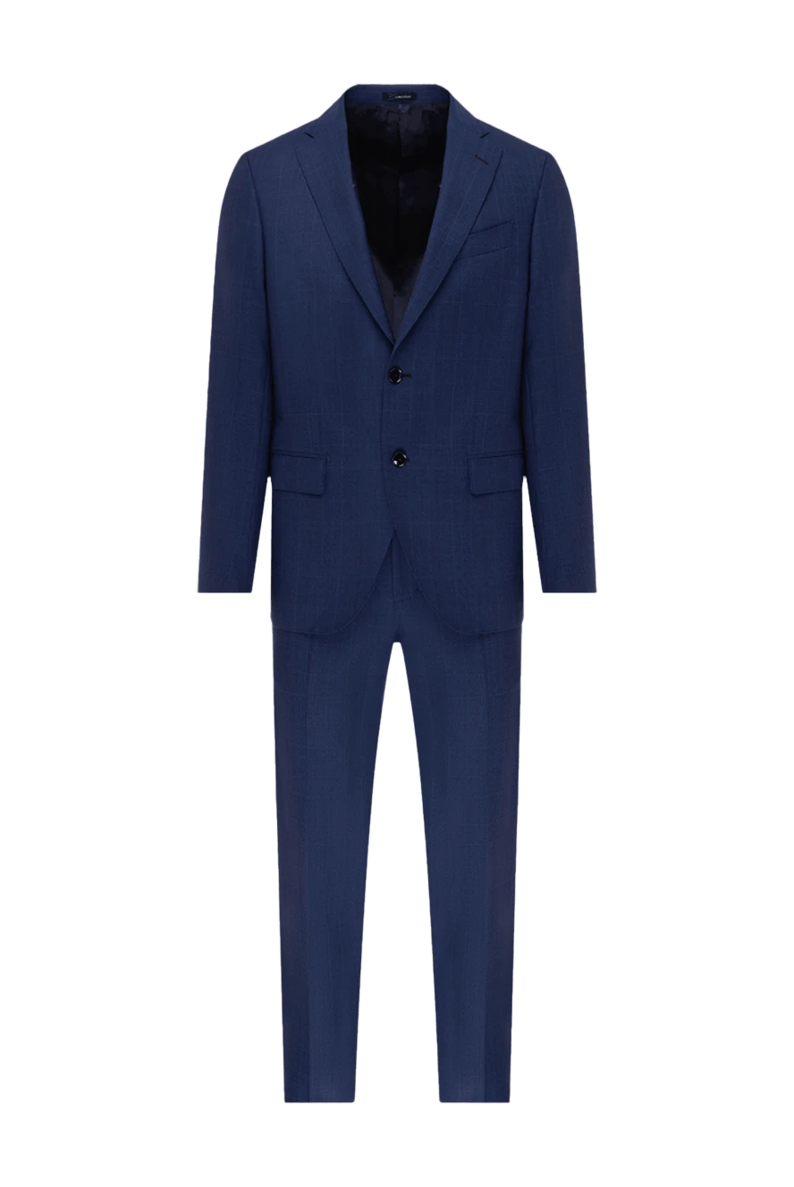 Sartoria Latorre man men's suit made of wool, blue купить с ценами и фото 150869 - photo 1