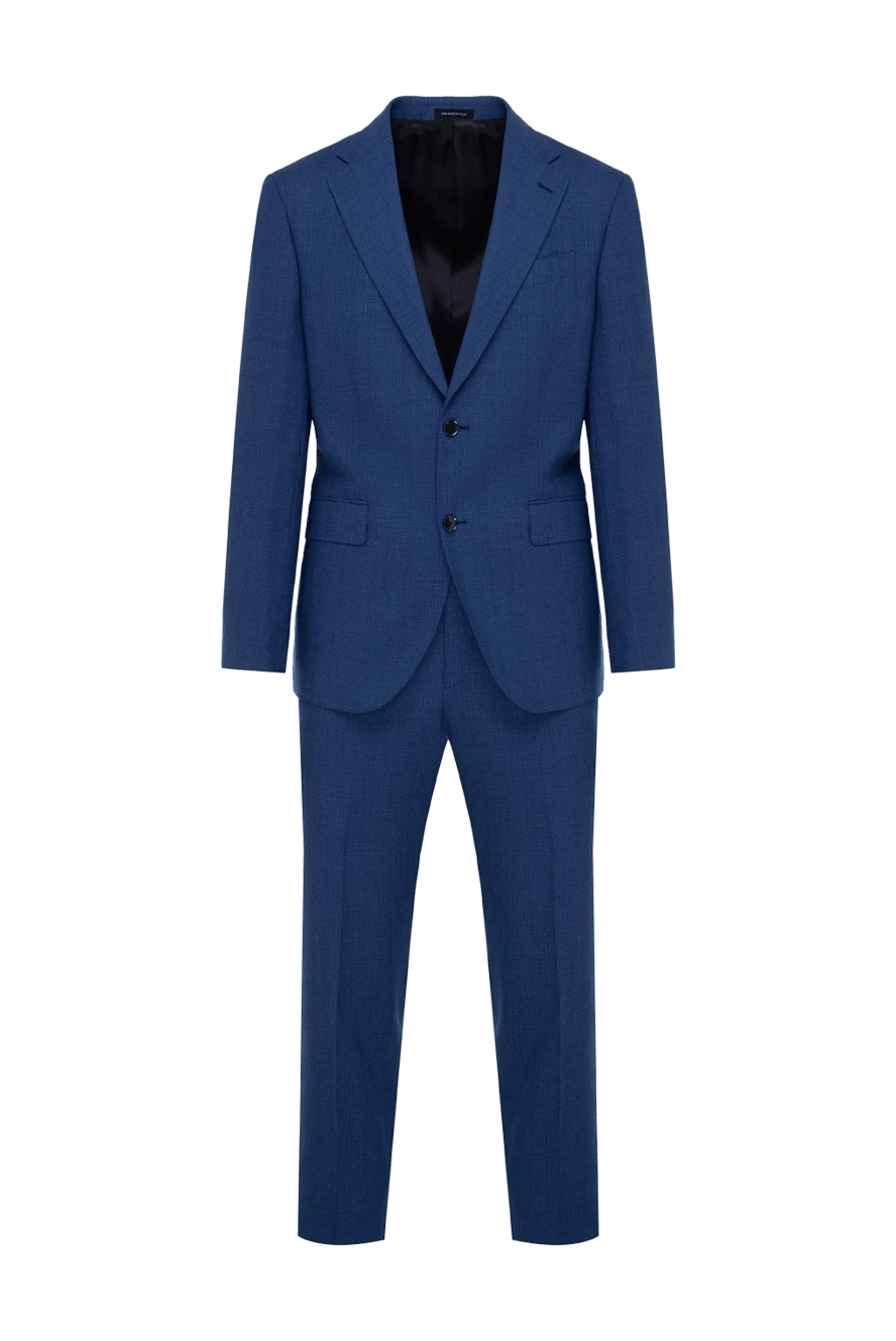 Sartoria Latorre man men's suit made of wool, blue купить с ценами и фото 150884 - photo 1