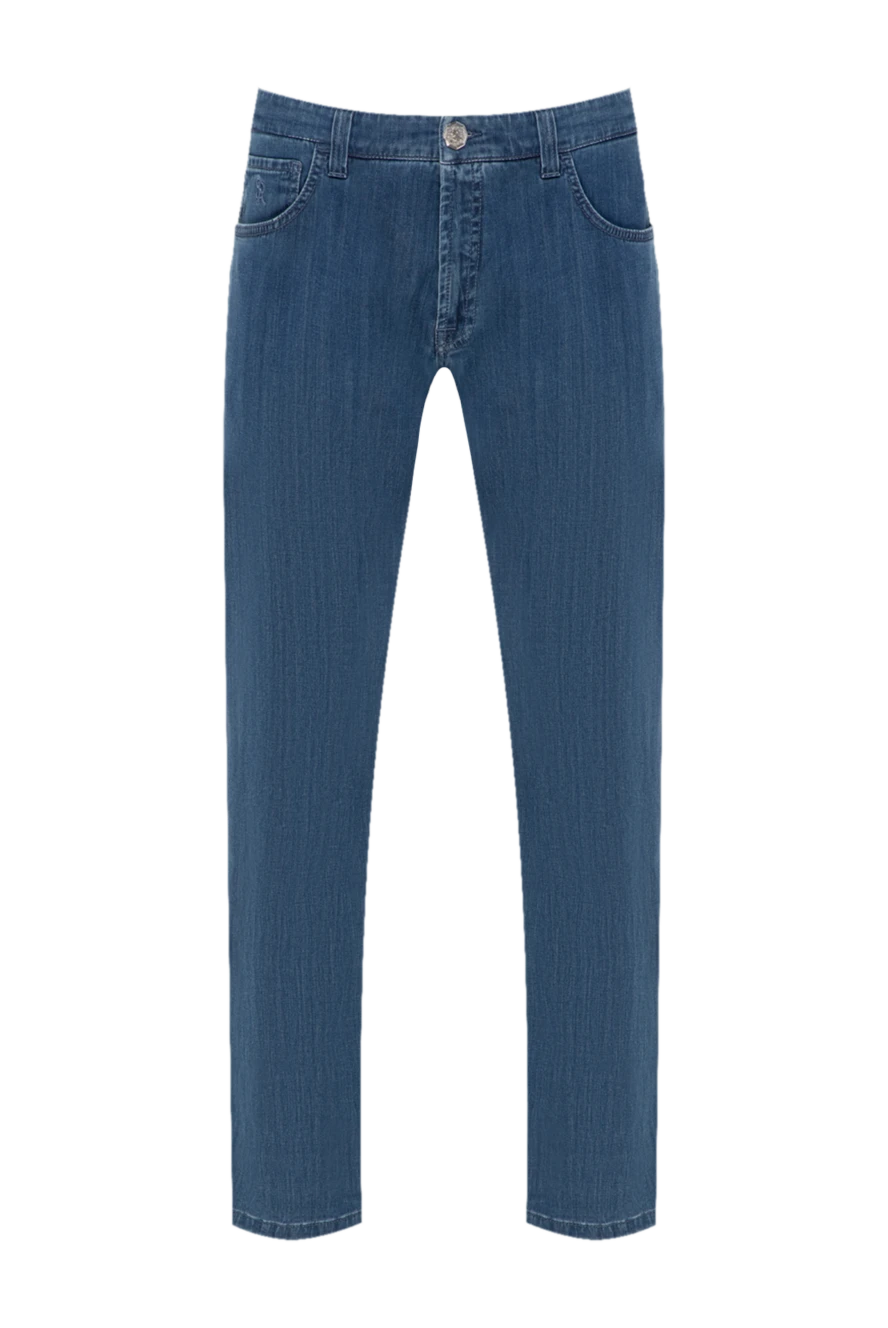 Stefano Ricci ерлерге арналған көк мақта және жүн джинсы 150895 - фото 1