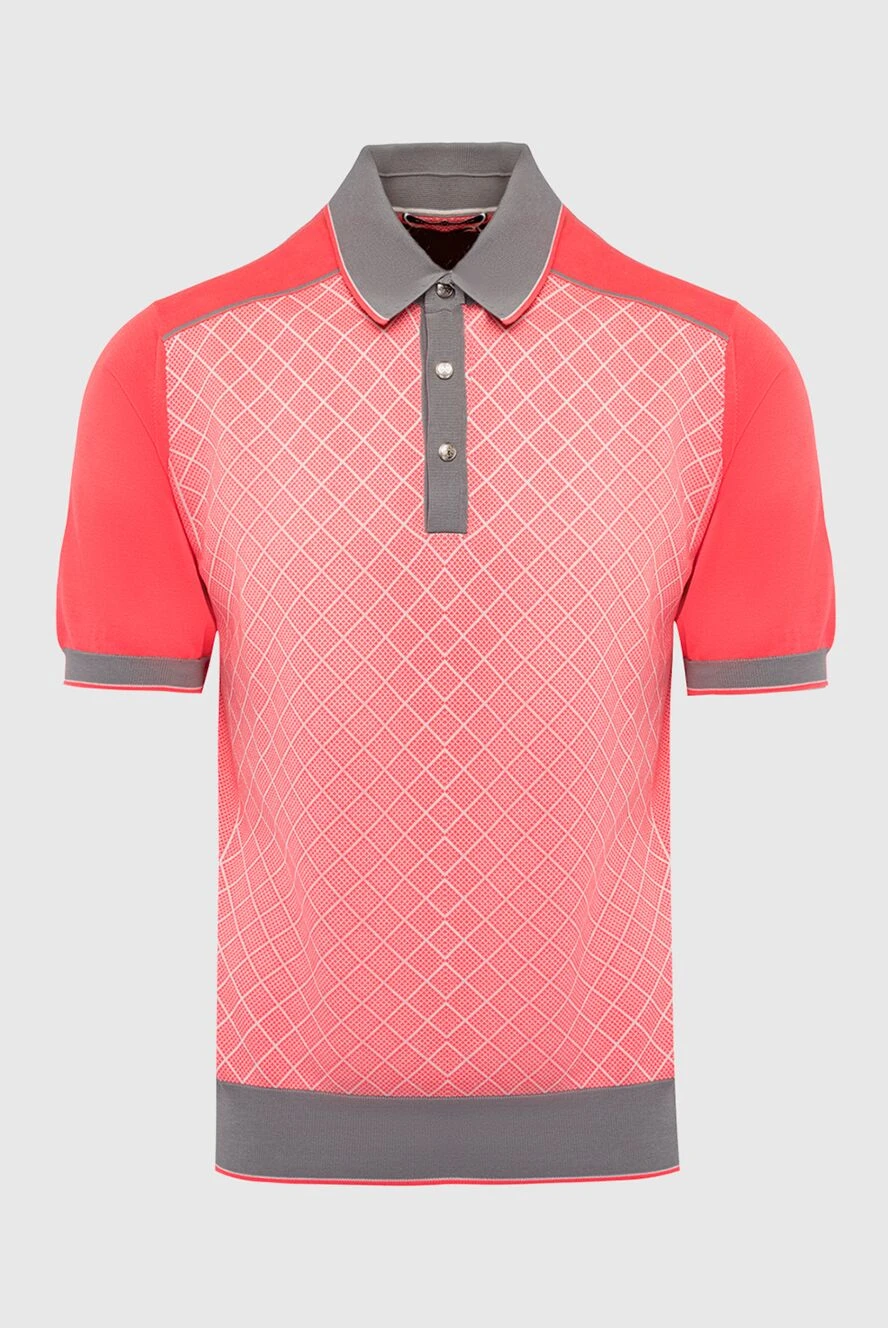 Stefano Ricci коралловое поло из трикотажа с геометрическим принтом
150898 - фото 1