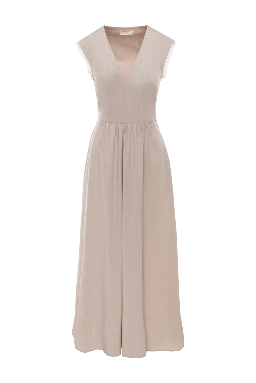 Rocco Ragni woman beige dress for women купить с ценами и фото 150968 - photo 1