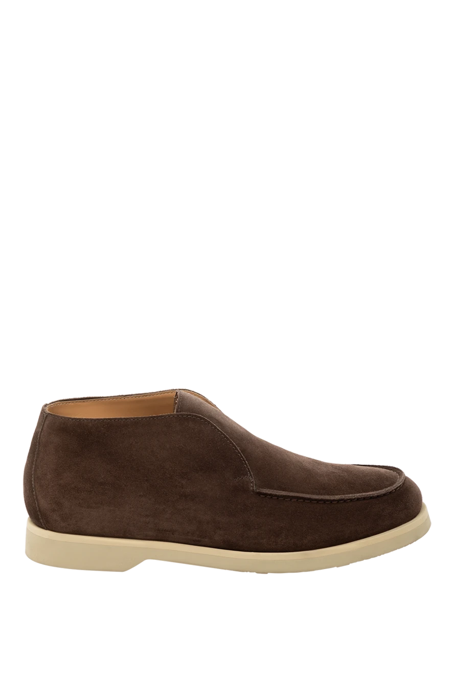 Pellettieri di Parma man brown suede loafers for men купить с ценами и фото 150991 - photo 1