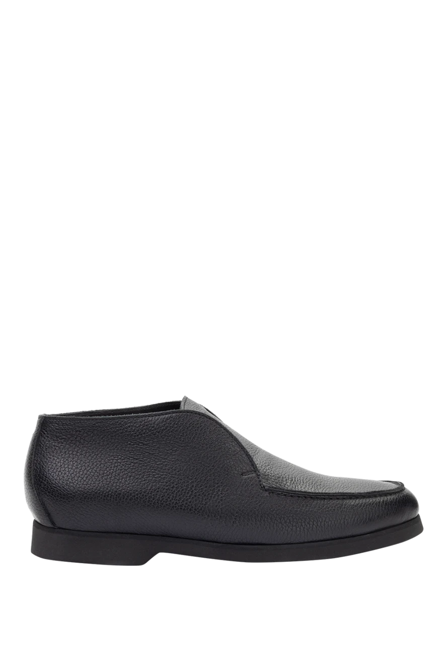 Pellettieri di Parma man black leather loafers for men купить с ценами и фото 150996 - photo 1