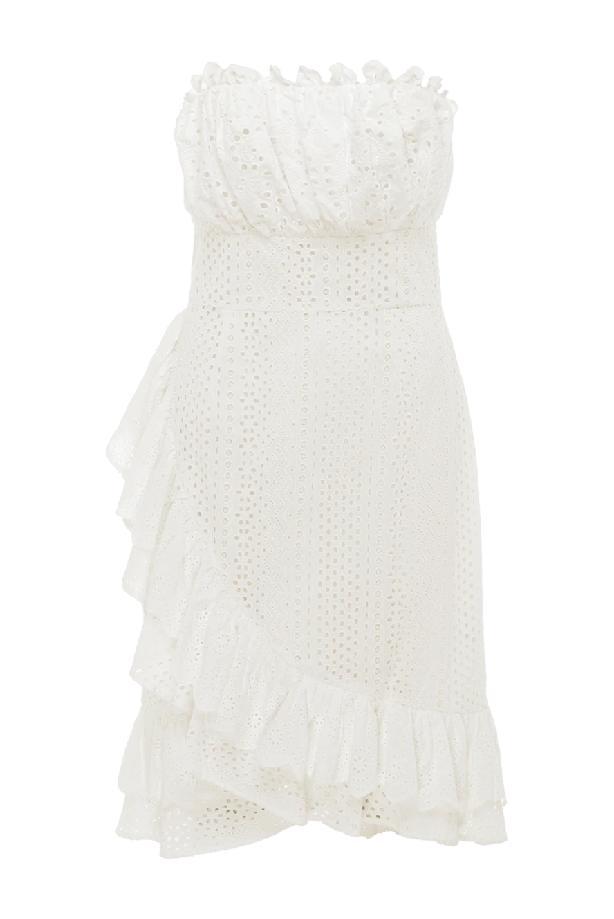 Fleur de Paris woman white cotton dress for women купить с ценами и фото 151054 - photo 1