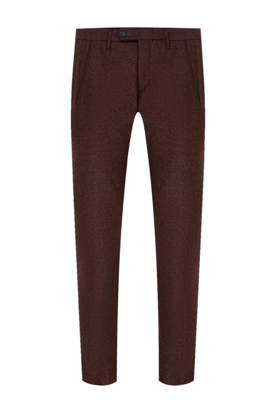 Cesare di Napoli man brown trousers for men купить с ценами и фото 151066 - photo 1