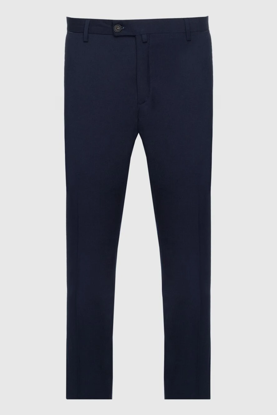 Cesare di Napoli man blue trousers for men купить с ценами и фото 151068 - photo 1