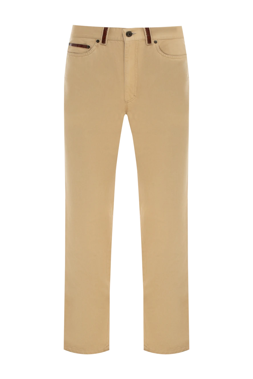 Stefano Ricci beige trousers with decorative suede elements
151076 - photo 1