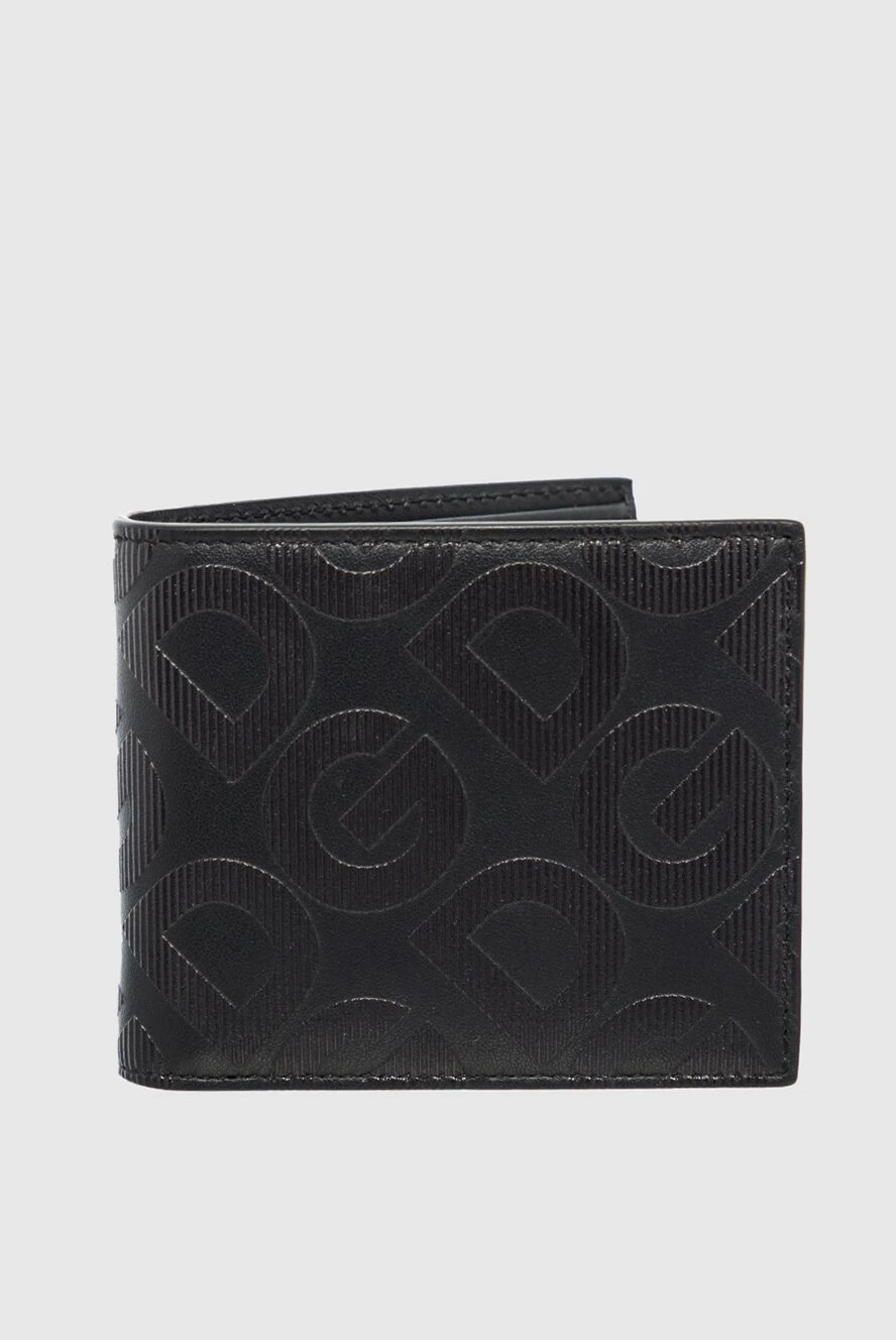 Dolce & Gabbana man black leather wallet for men купить с ценами и фото 151130 - photo 1