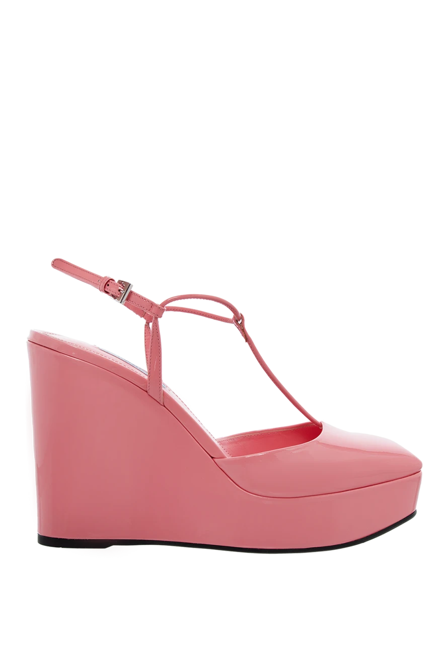 Prada woman pink leather sandals for women купить с ценами и фото 151196 - photo 1