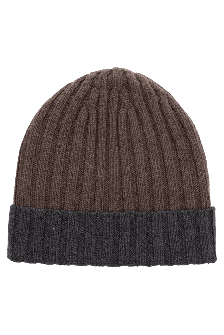 Cortigiani man men's brown wool hat купить с ценами и фото 151234 - photo 1