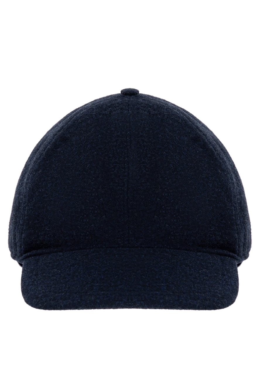 Cortigiani man blue wool cap for men купить с ценами и фото 151236 - photo 1