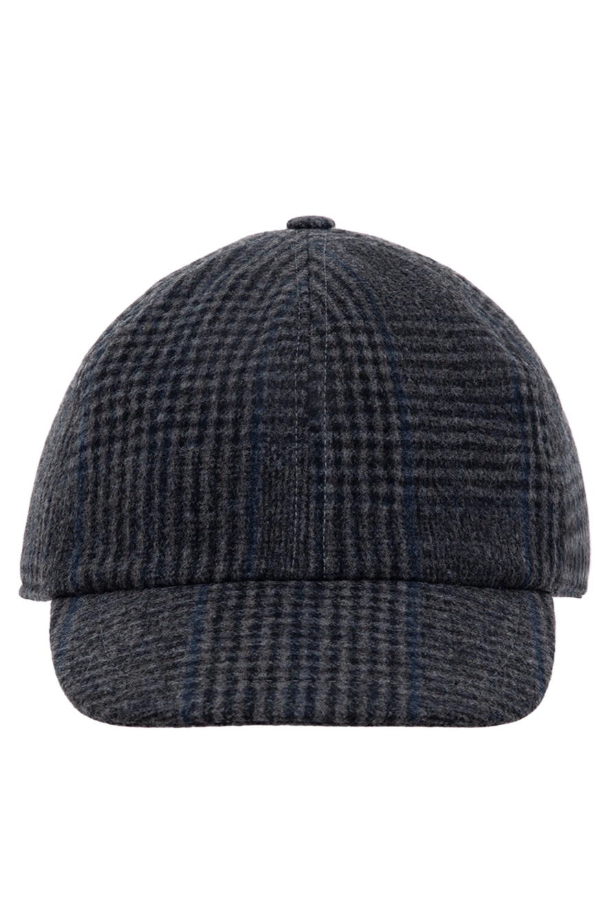 Cortigiani man gray wool cap for men купить с ценами и фото 151237 - photo 1