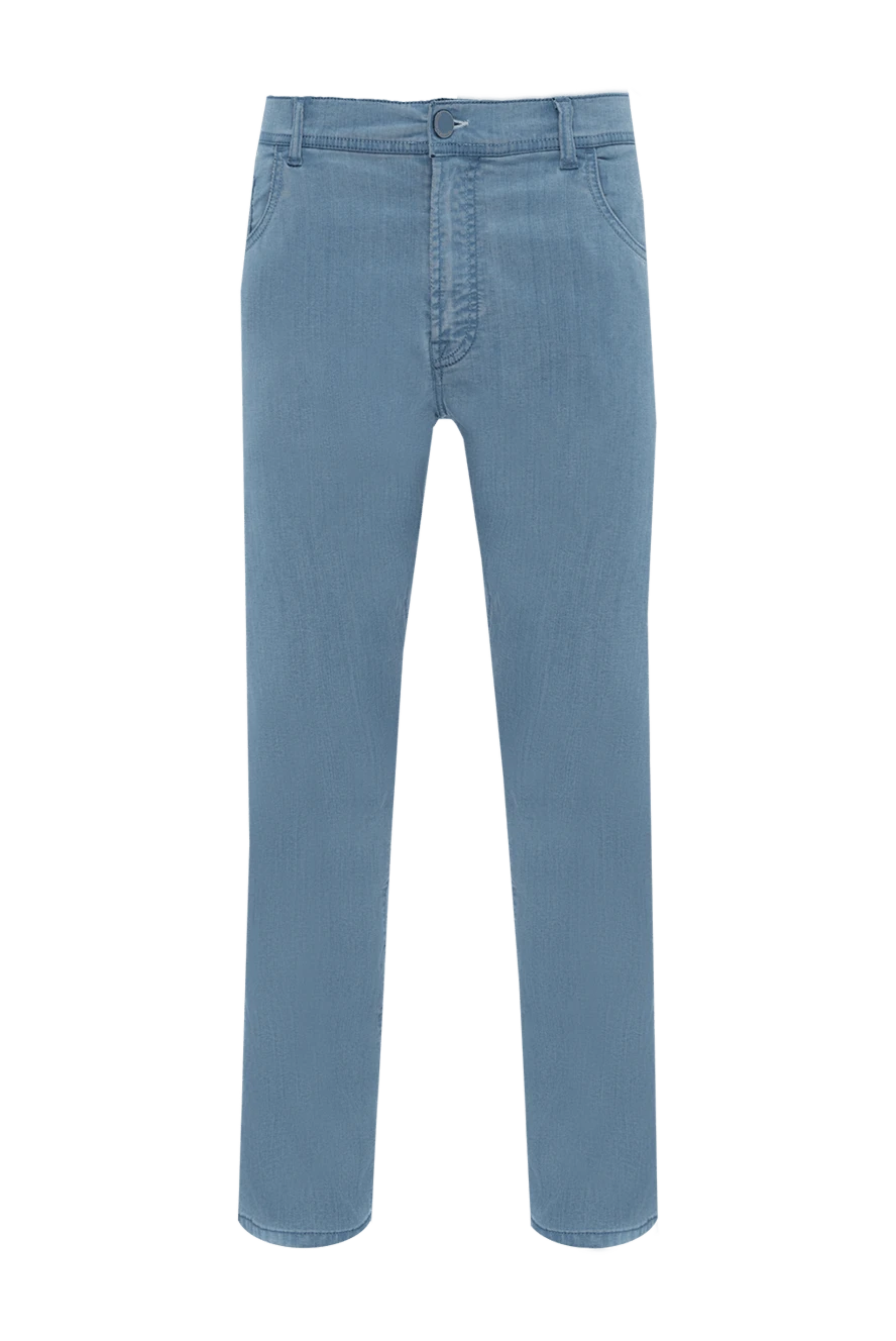 Scissor Scriptor man lyocell and polyester jeans blue for men купить с ценами и фото 151369 - photo 1