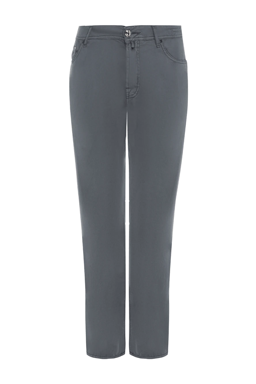 Jacob Cohen man cotton and silk jeans gray for men купить с ценами и фото 151386 - photo 1