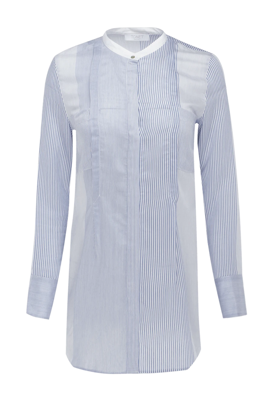 Tonet woman white viscose and silk blouse for women купить с ценами и фото 151414 - photo 1