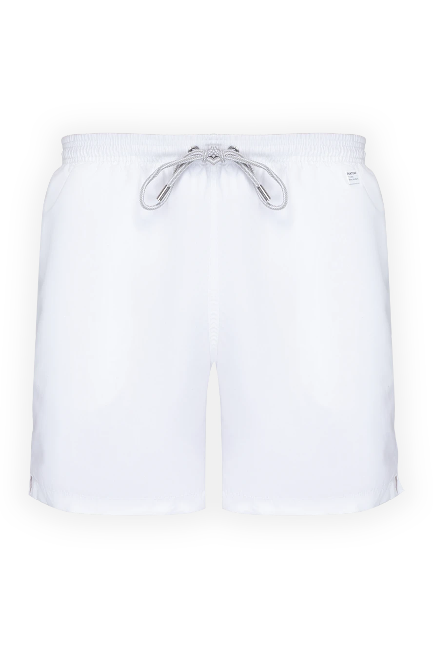 MC2 Saint Barth man white polyester beach shorts for men купить с ценами и фото 151520 - photo 1