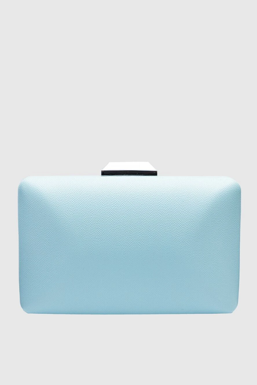 Olga Berg woman blue leather clutch for women купить с ценами и фото 151568 - photo 1