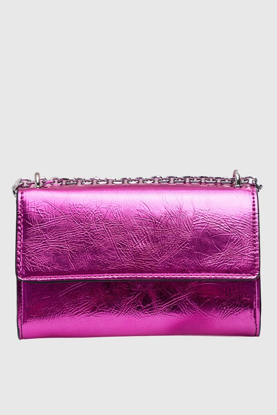 Olga Berg woman pink leather clutch for women купить с ценами и фото 151570 - photo 1