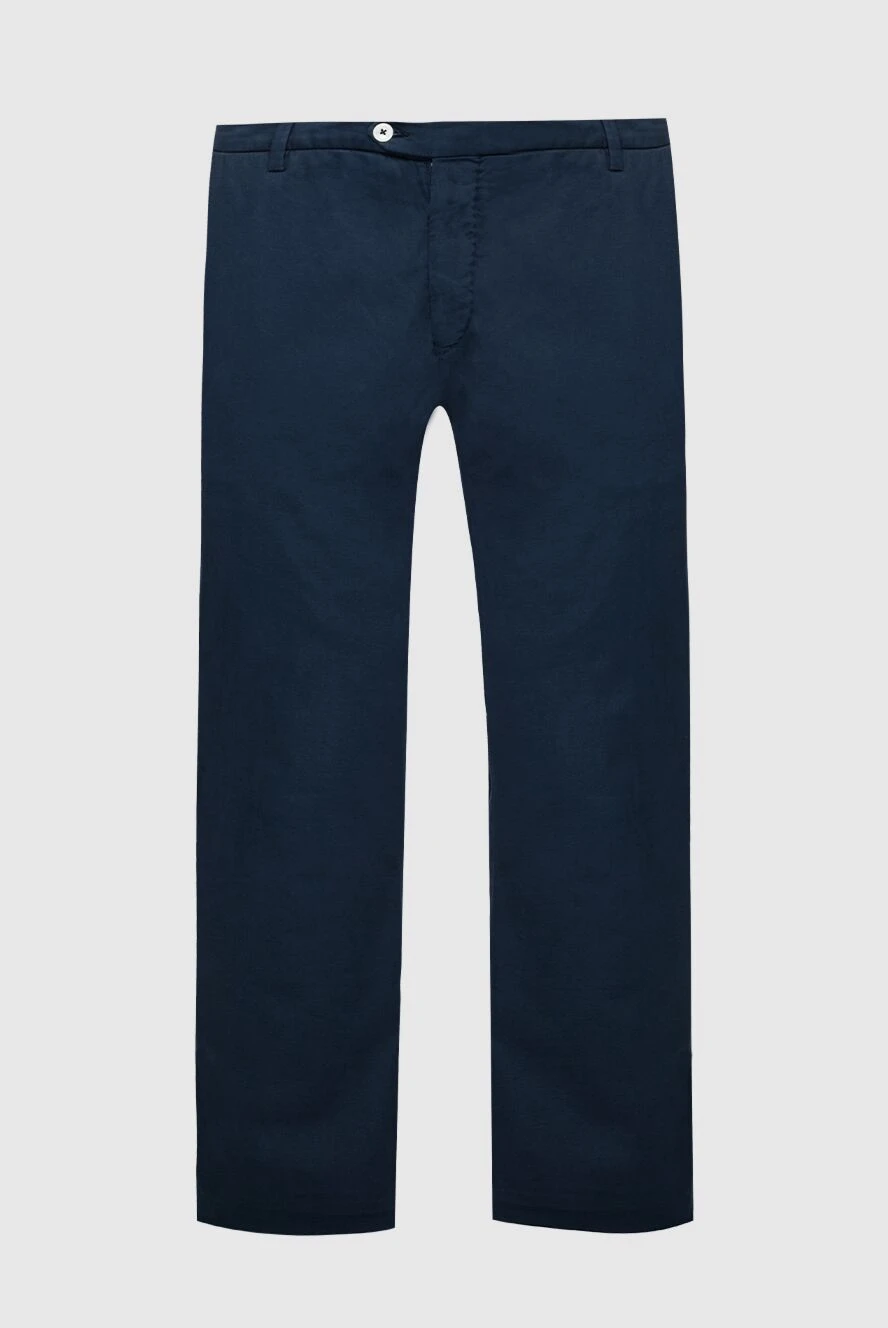 Cesare di Napoli man men's blue trousers купить с ценами и фото 151610 - photo 1