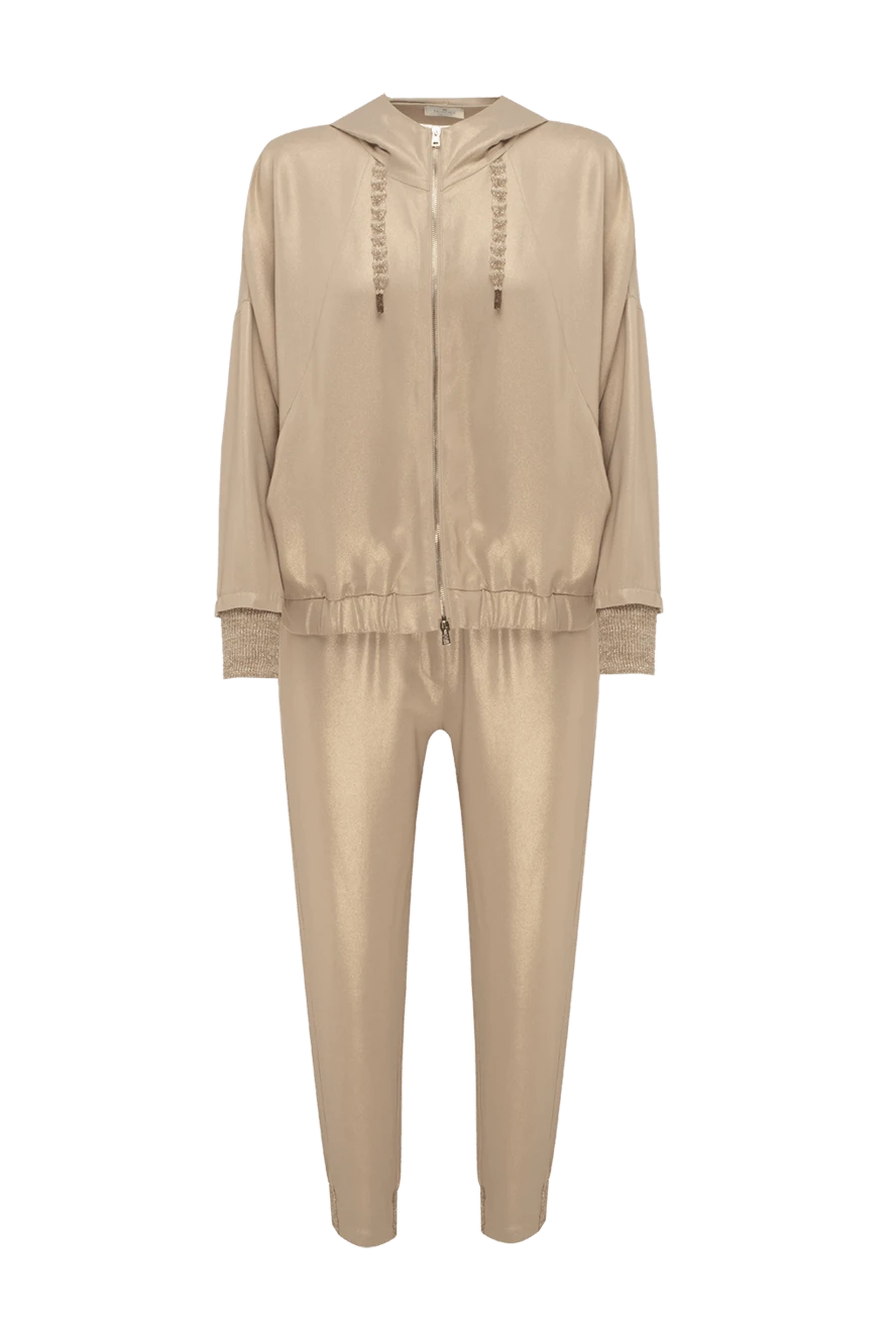 Panicale woman beige women's walking suit made of viscose and elastane купить с ценами и фото 151748 - photo 1