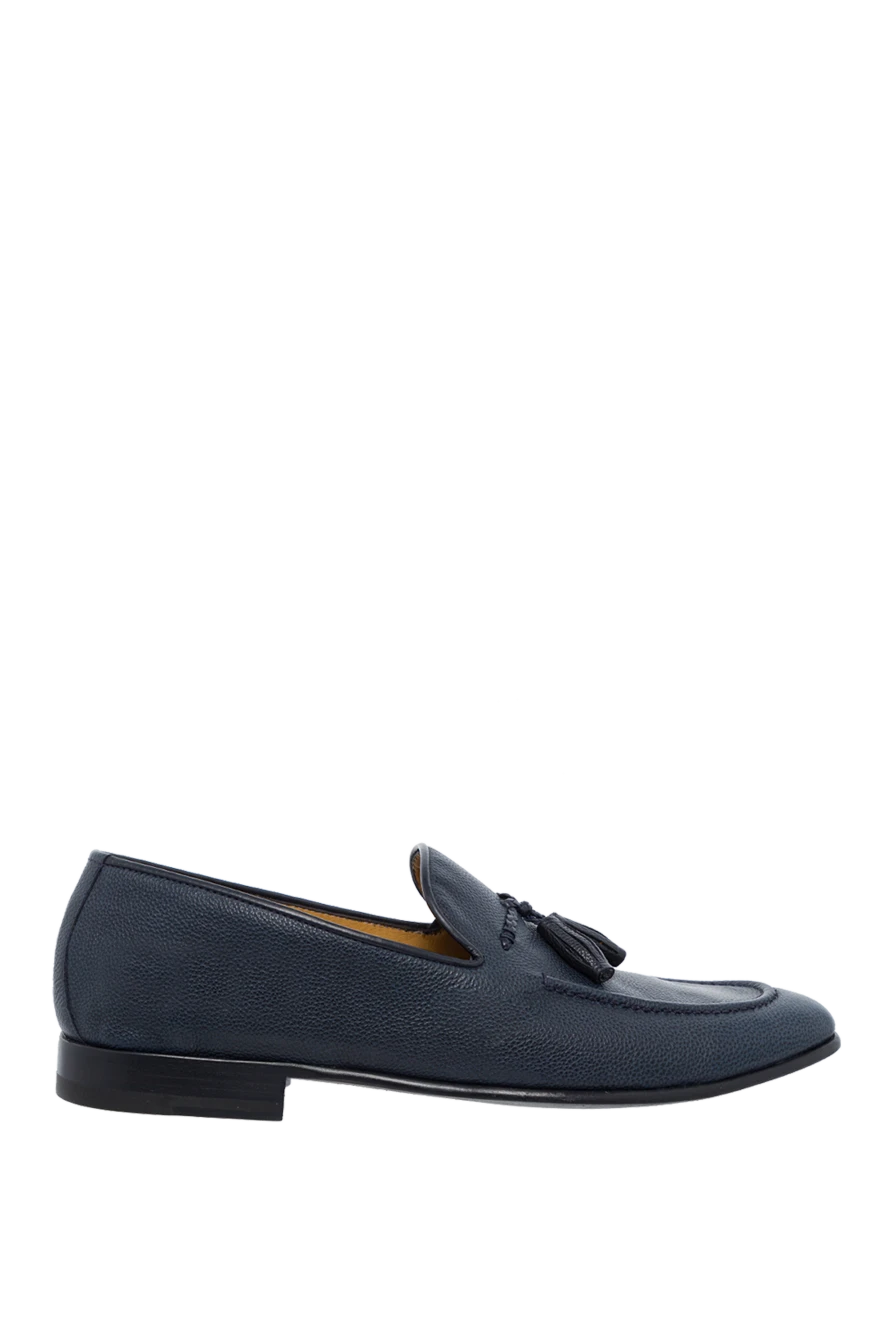 Barrett man blue leather loafers for men купить с ценами и фото 151814 - photo 1