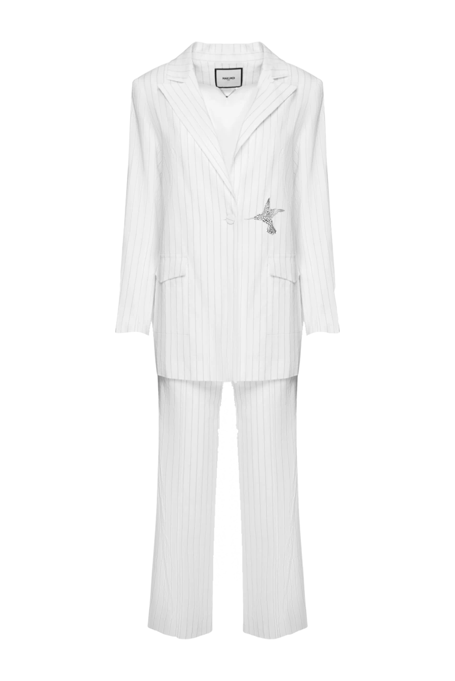 Max&Moi woman women's white trouser suit купить с ценами и фото 151833 - photo 1