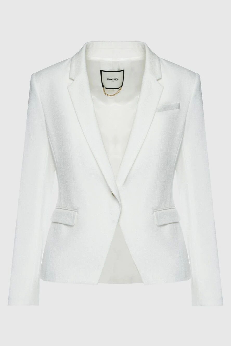 Max&Moi woman women's white jacket купить с ценами и фото 151834 - photo 1