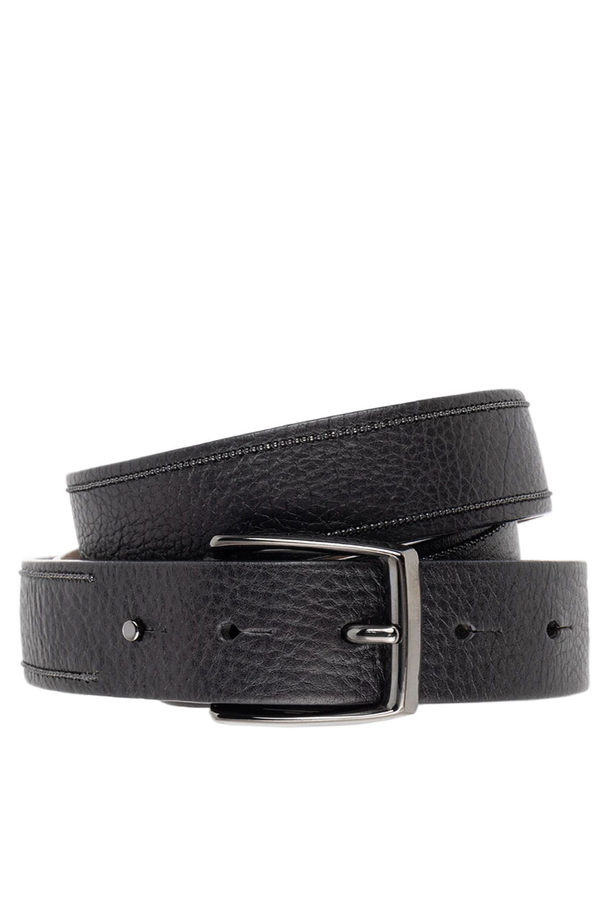 Brunello Cucinelli woman black leather belt for women купить с ценами и фото 151906 - photo 1