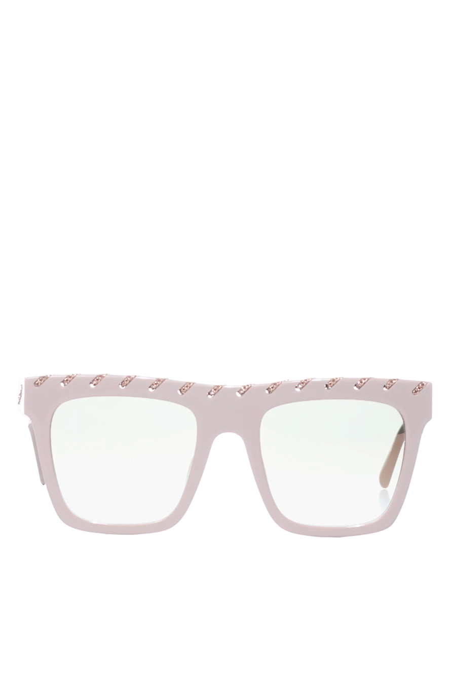 Stella McCartney woman beige plastic and metal glasses for women купить с ценами и фото 152219 - photo 1