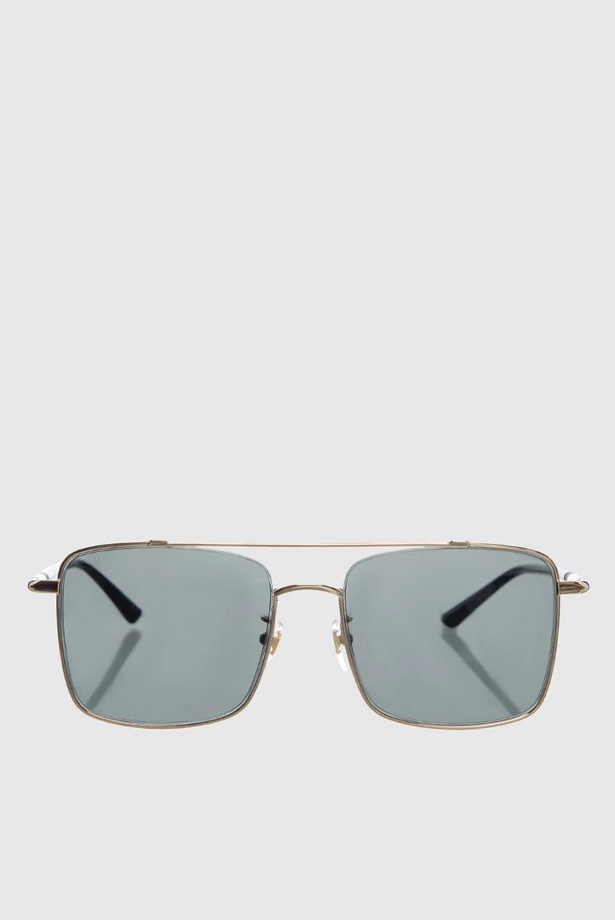 Gucci man sunglasses made of metal and plastic, black, for men купить с ценами и фото 152346 - photo 1