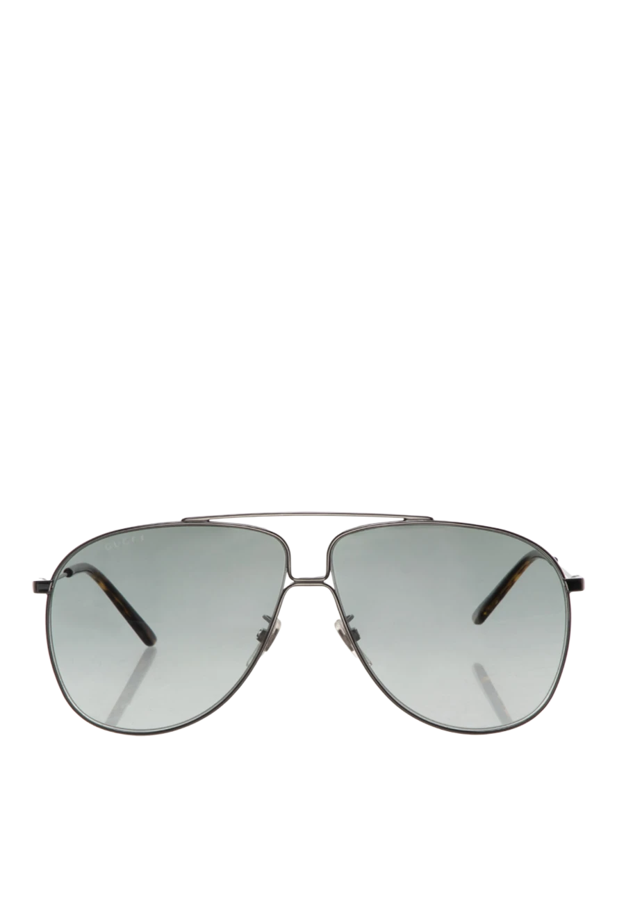 Gucci man sunglasses made of metal and plastic, gray for men купить с ценами и фото 152347 - photo 1