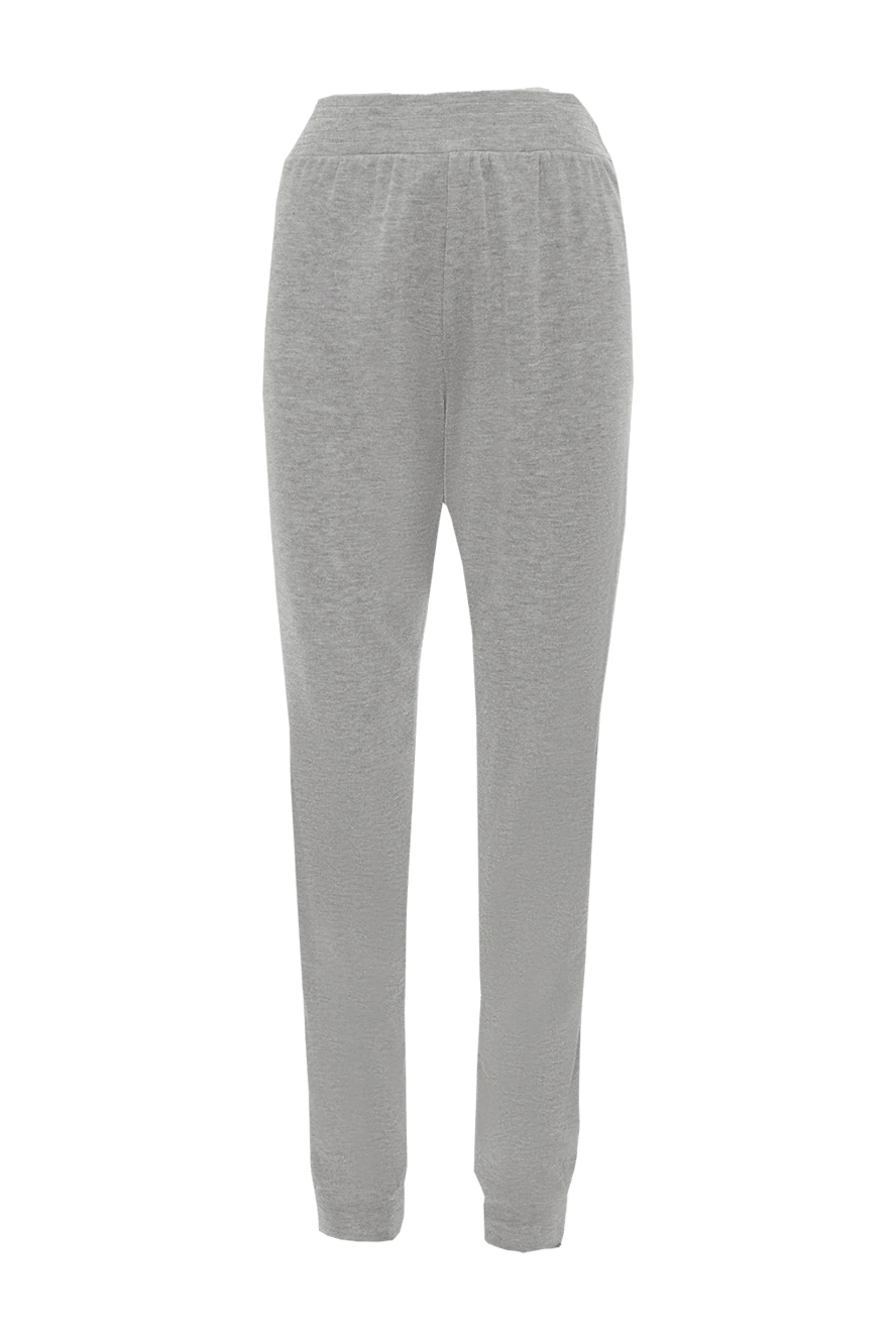 Rocco Ragni woman women's gray viscose and polyamide trousers купить с ценами и фото 152475 - photo 1