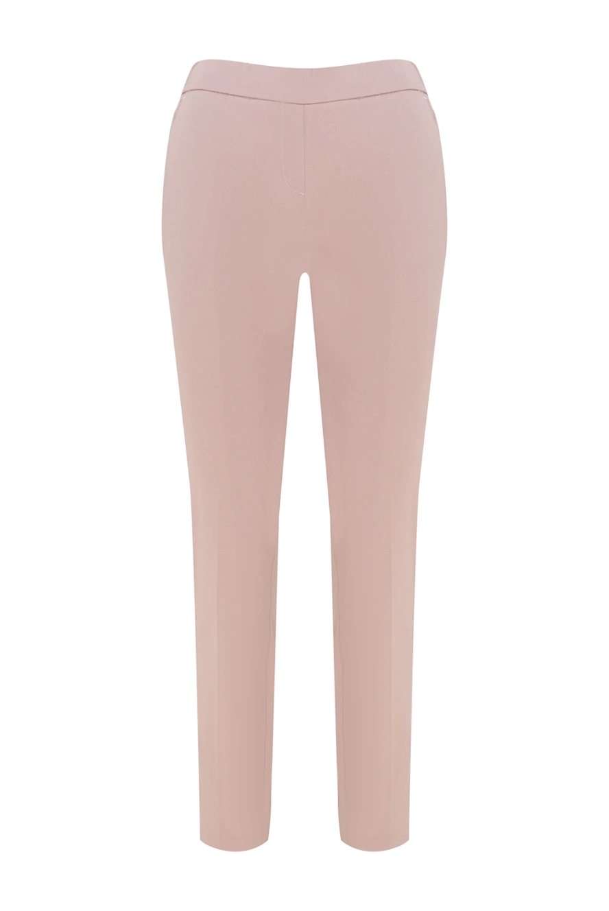 Rocco Ragni woman pink cotton trousers for women купить с ценами и фото 152484 - photo 1