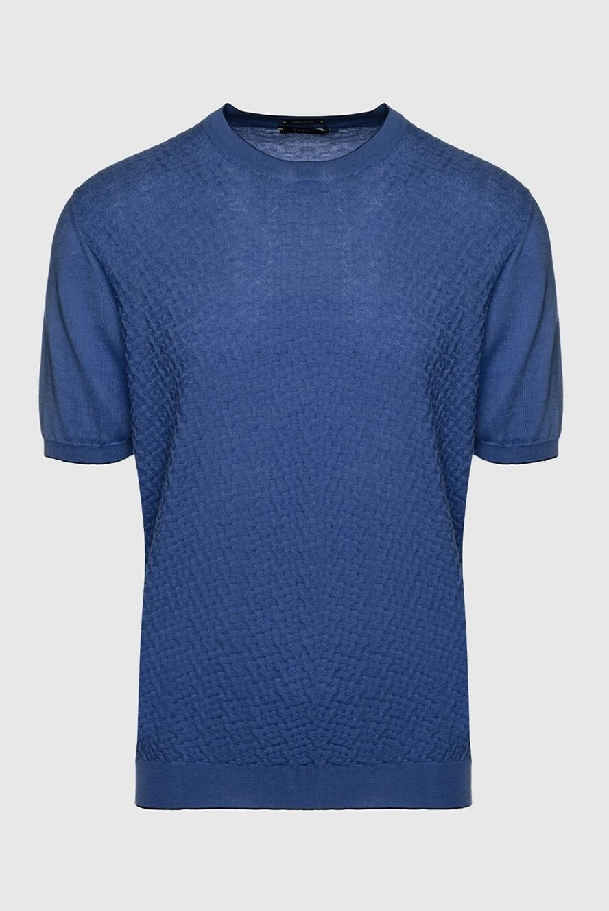 Svevo man cotton t-shirt blue for men купить с ценами и фото 152507 - photo 1