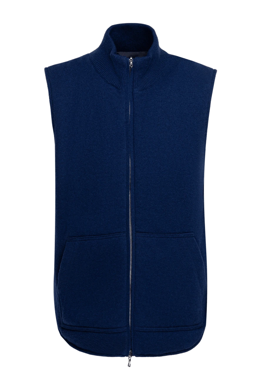 Svevo man cashmere vest blue for men купить с ценами и фото 152577 - photo 1