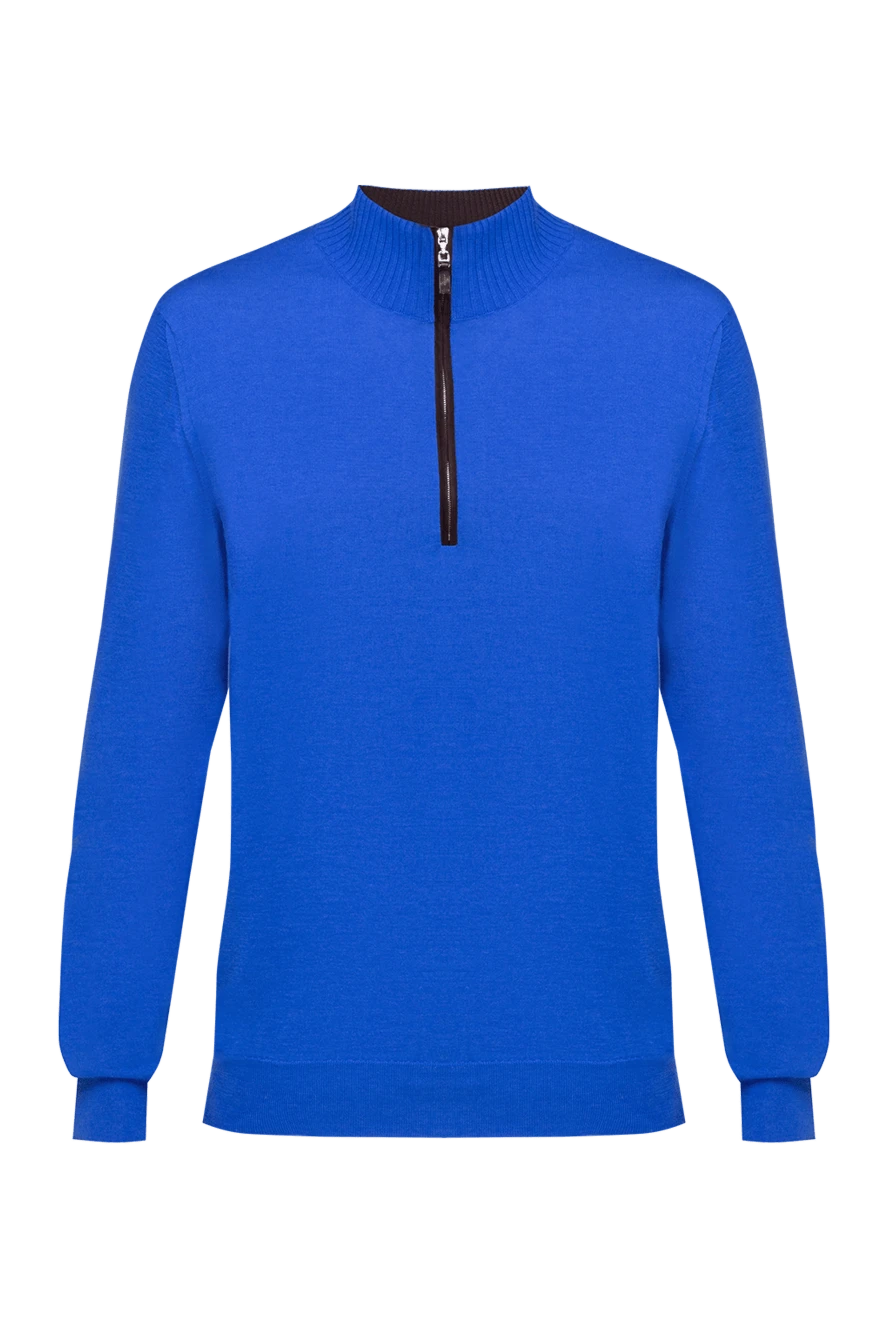 Svevo man troyer cashmere and silk blue for men купить с ценами и фото 152609 - photo 1