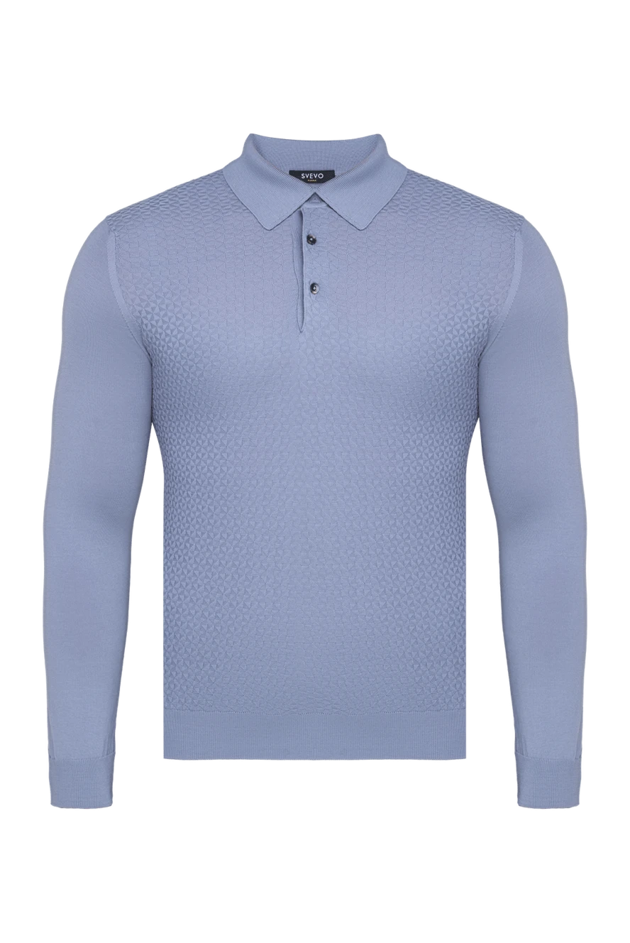 Svevo man wool long sleeve polo gray for men купить с ценами и фото 152633 - photo 1