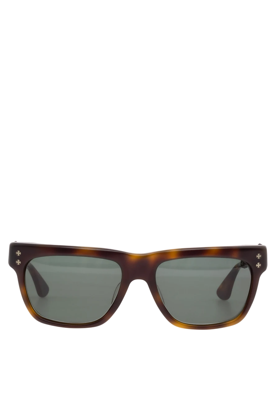 Chrome Hearts man brown plastic and metal glasses купить с ценами и фото 152711 - photo 1