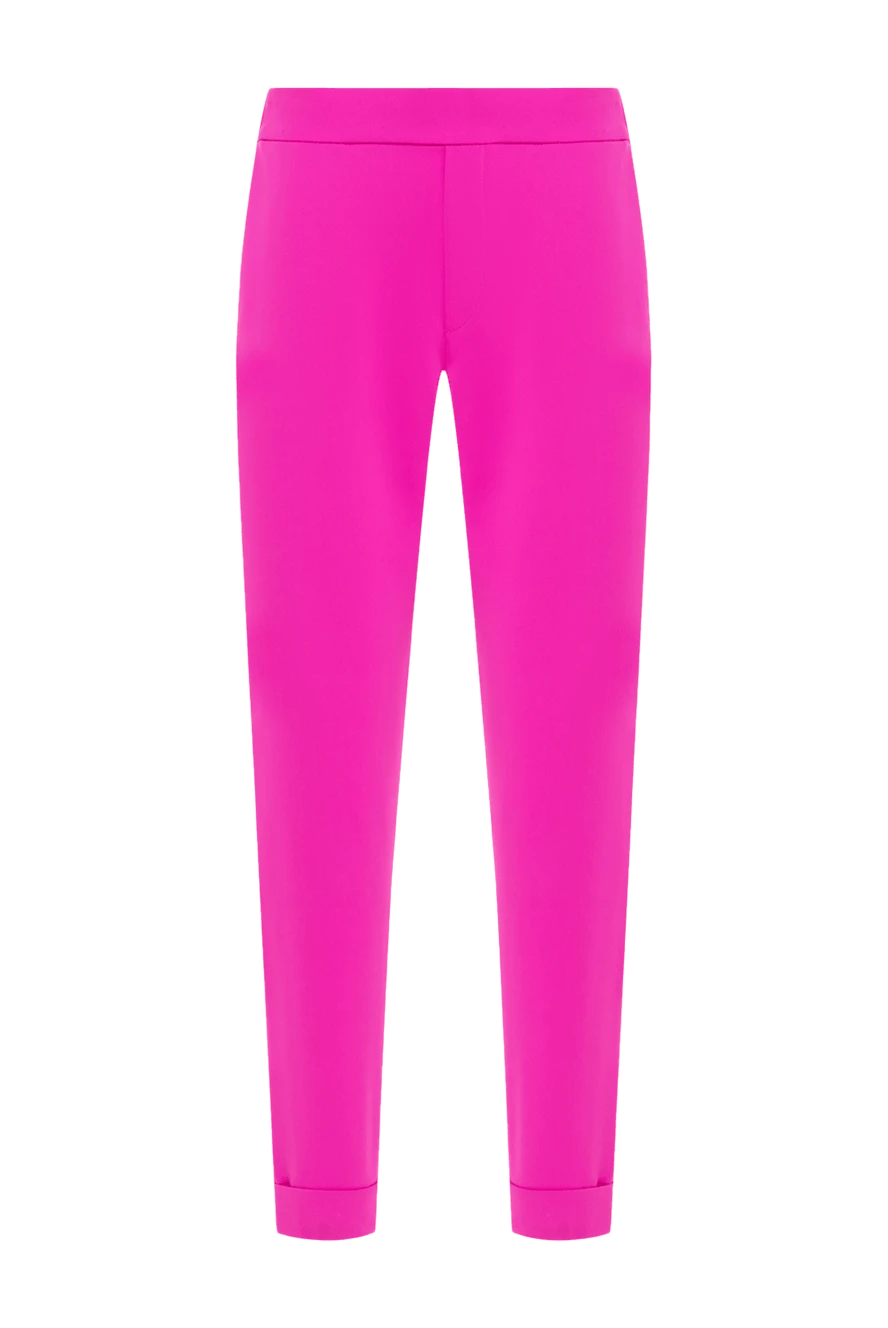 P.A.R.O.S.H. woman pink polyester trousers for women купить с ценами и фото 152756 - photo 1