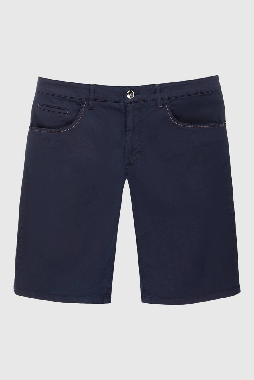 Zilli man cotton and elastane shorts blue for men купить с ценами и фото 152777 - photo 1