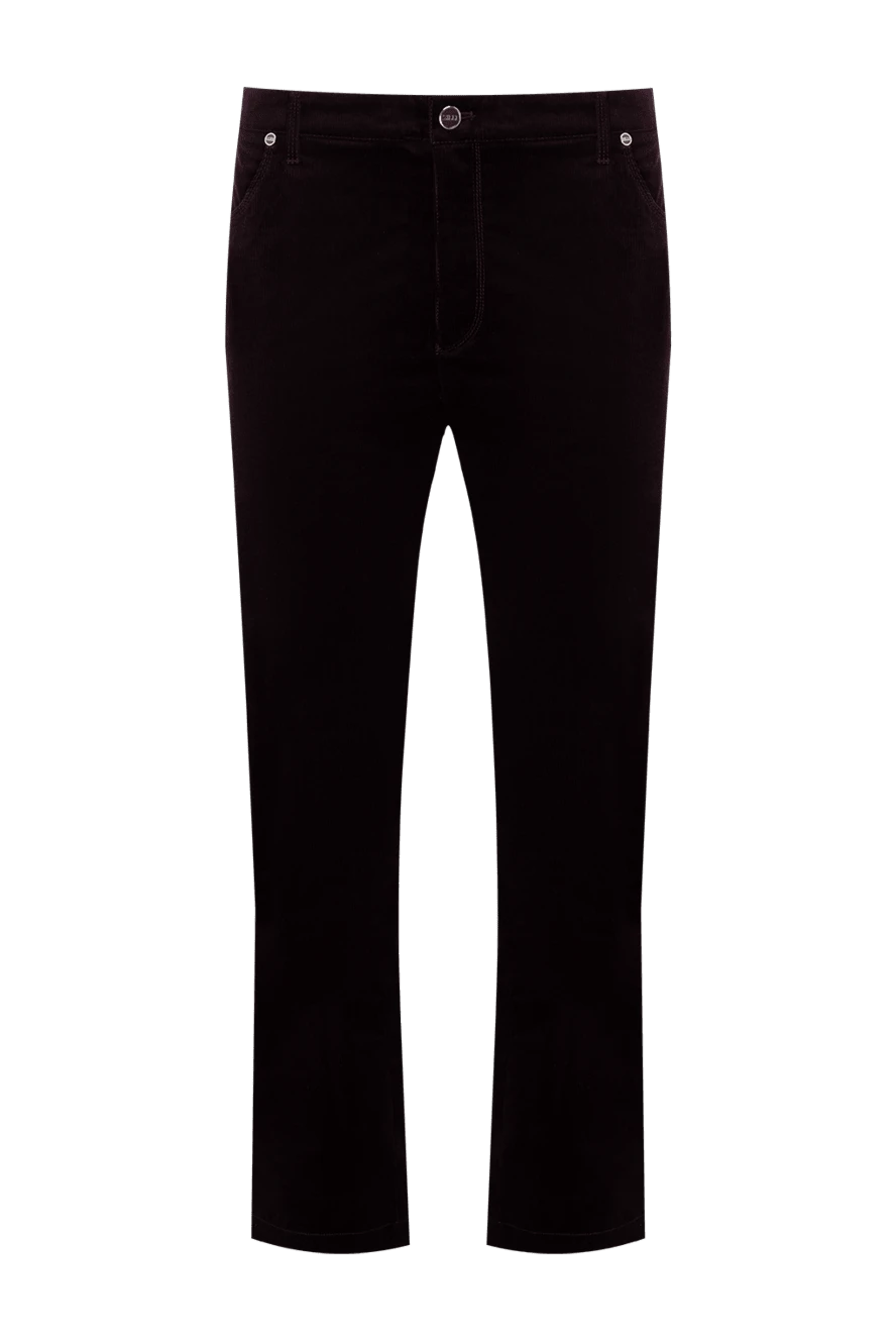 Zilli man men's black cotton jeans купить с ценами и фото 152821 - photo 1