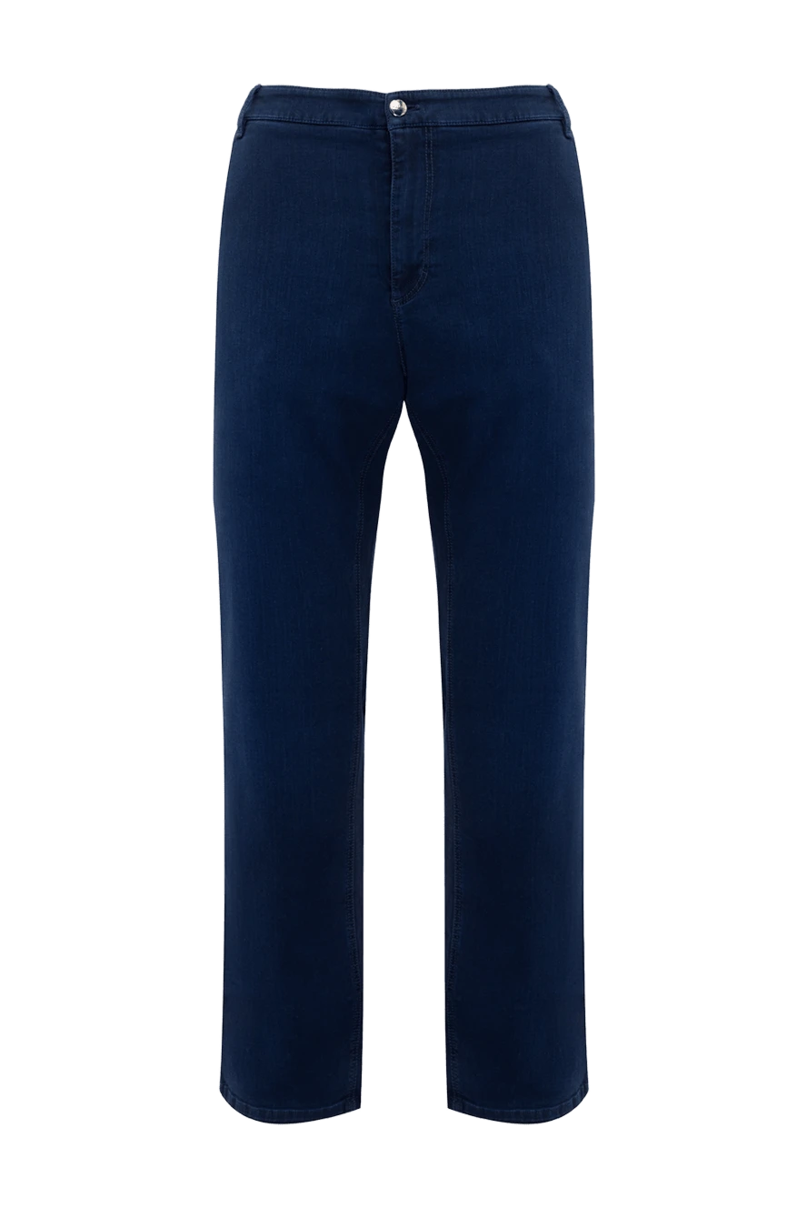 Zilli man blue cotton jeans for men купить с ценами и фото 152822 - photo 1