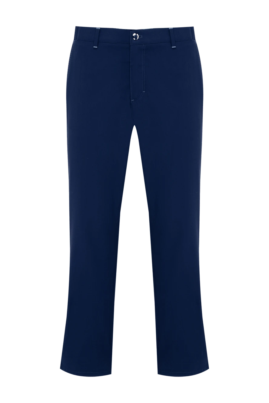 Zilli man blue cotton jeans for men купить с ценами и фото 152837 - photo 1