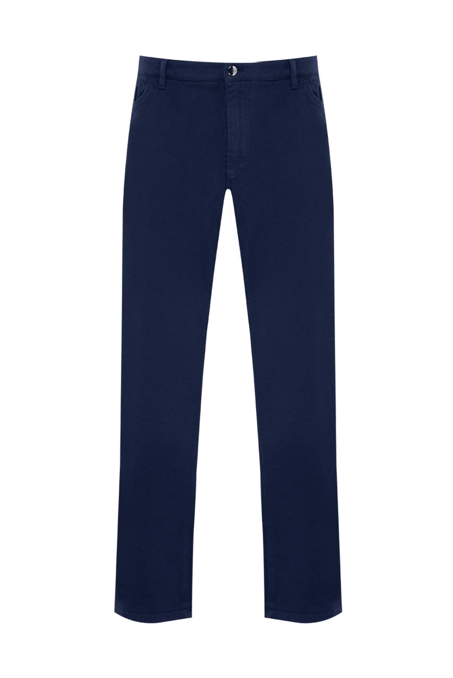 Zilli man blue cotton jeans for men купить с ценами и фото 152850 - photo 1