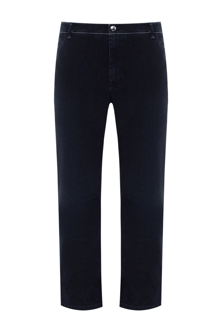 Zilli man blue cotton jeans for men купить с ценами и фото 152868 - photo 1